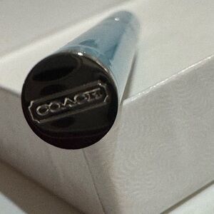Coach Ballpoint Pen 4"  NWOT in blue and silver
